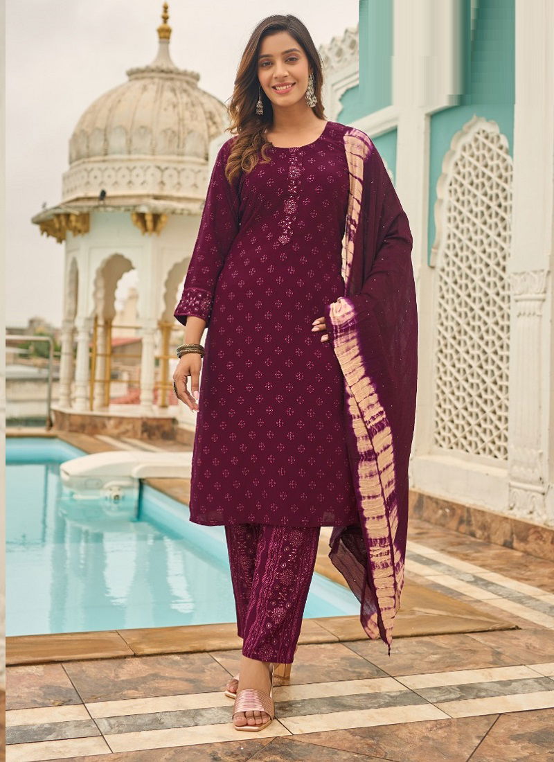 Rangmaya Morni Rayon Designer Readymade Suits Catalog